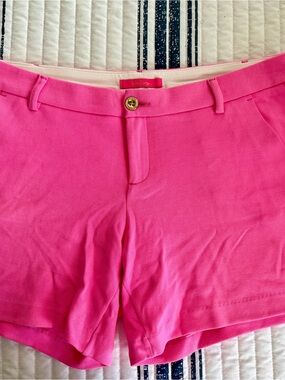 Lilly Pulitzer Hot Pink Callahans Shorts size 12